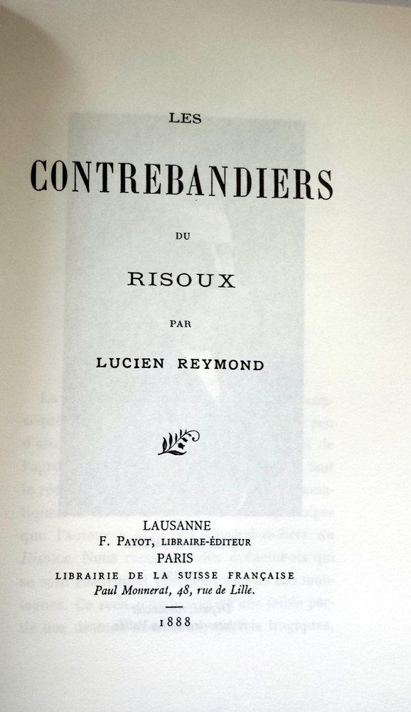 Les contrebandiers du Risoux (1888)