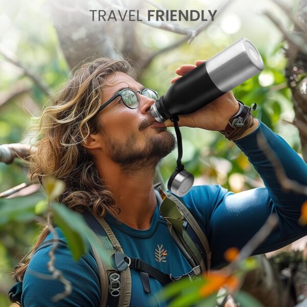 Belle Vous Bouteille d’Eau Isotherme en Acier Inoxydable