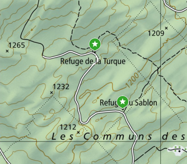 refuges-forestier Cartes des refuges forestiers